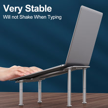 R-JUST BJ03 Universal Detachable Bench Shape Aluminum Alloy Angle Adjustable Laptop Stand