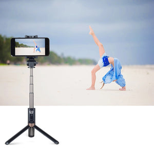 APEXEL APL-D3 Universal Live Broadcast Multifunctional Aluminum Alloy Bluetooth Selfie Stick with Tripod