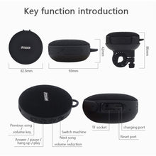 S360 Portable Outdoor Bikes Bluetooth Speaker IPX7 Waterproof  Dust-proof Shockproof Speaker, Support TF(Red)