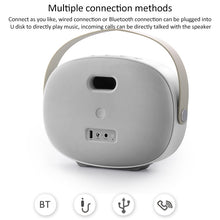 W-KING T8 HIFI Speaker 30W High Power Portable Bluetooth Speaker Wireless with FM Radio for Mobile Bluetooth Speaker(Silver grey)