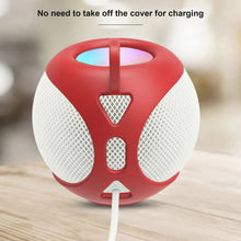 Speaker Protective Cover Home Audio Soft Silicone Protective Case For Apple HomePod Mini(Red)