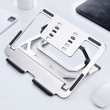 LH-T610 Aluminum Alloy Laptop Bracket Folding Lifting Desktop Cooling Bracket(Elegant Silver)