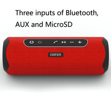 Edifier MB300A Wireless Bluetooth Speaker Portable Waterproof Dazzling Light Smart Speaker, Support TF Card / AUX(Red)