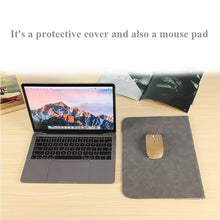 Horizontal Sheep Leather Laptop Bag For Macbook Pro 15.4 Inch A1707/A1990(Liner Bag (Dark Blue))