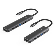 Blueendless Type-C+USB 3.0/2.0+HDMI4K HUB, Specification: 7 in 1