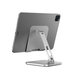 SSKY X22 Metal Folding Desktop Mini Portable Tablet Stand, Size: Large , Color: Silver