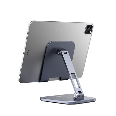 SSKY X22 Metal Folding Desktop Mini Portable Tablet Stand, Size:Large , Color: Gray