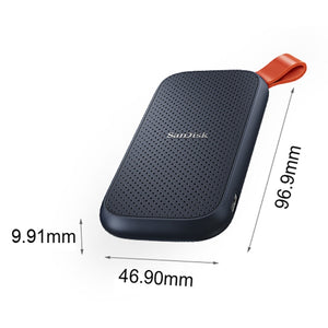 SanDisk E30 High Speed Compact USB3.2 Mobile SSD Solid State Drive, Capacity: 480GB