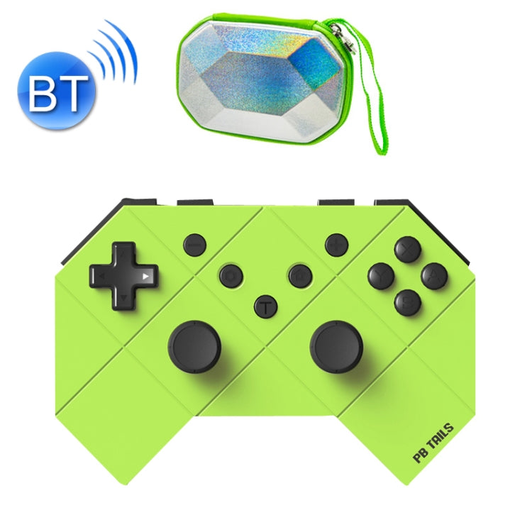 PB TAILS For Switch Bluetooth Wireless Gamepad, Style: Deluxe Edition (Yellow Green)