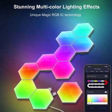 Gaming Ambient Light Smart Chiclet Backdrop Quantum Wall Light, Versions: WIFI(10 PCS/Set)