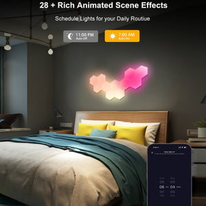 Gaming Ambient Light Smart Chiclet Backdrop Quantum Wall Light, Versions: WIFI(10 PCS/Set)