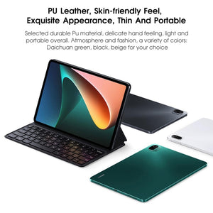 Original Xiaomi Magic Keyboard Leather Tablet Case for Xiaomi Pad 5 / 5 Pro(Green)