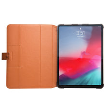 QIALINO Business Style Cowhide Leather Smart Case for iPad Pro 12.9-inch (2018) - Brown