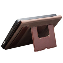 QIALINO Cowhide Leather Auto Wake/Sleep Stand Tablet Cover Case for iPad mini 6 2021 Brown