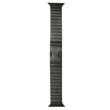 For Apple Watch 42mm Stainless Steel Watch Band(Black)