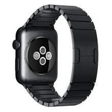 For Apple Watch 42mm Stainless Steel Watch Band(Black)
