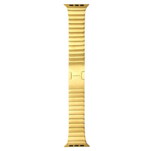 For Apple Watch 42mm Stainless Steel Watch Band(Gold)