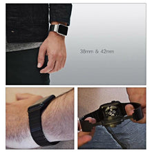 For Apple Watch 42mm Stainless Steel Watch Band(Silver)