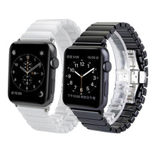 For Apple Watch Series 3 & 2 & 1 38mm Delicate Ceramics Wrist Watch Band(White)