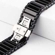 For Apple Watch Series 3 & 2 & 1 42mm Delicate Ceramics Wrist Watch Band(Black)
