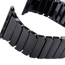 For Apple Watch Series 3 & 2 & 1 42mm Delicate Ceramics Wrist Watch Band(Black)