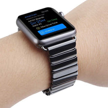 For Apple Watch Series 3 & 2 & 1 42mm Delicate Ceramics Wrist Watch Band(Black)