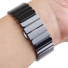 For Apple Watch Series 3 & 2 & 1 42mm Delicate Ceramics Wrist Watch Band(Black)