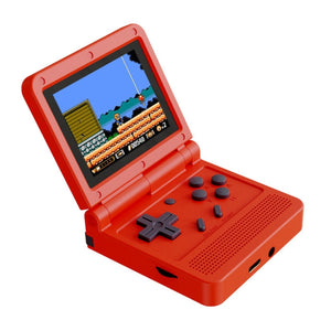 Powkiddy V90 3.0 inch IPS Screen 64-bit Retro Handheld Game Console with 16GB Memory (Red)