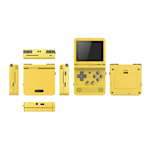 Powkiddy V90 3.0 inch IPS Screen 64-bit Retro Handheld Game Console with 16GB Memory (Yellow)