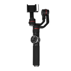 AFI V5 Smooth 3-Axis Handheld Aluminum Brushless Gimbal Stabilizer with Tripod Mount & Fill Light for Smartphones within 6 inch, Support Face Tracking(Black)