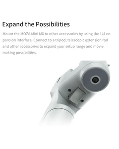 MOZA Mini MX 3 Axis Foldable Handheld Gimbal Stabilizer for Action Camera and Smart Phone(Grey)