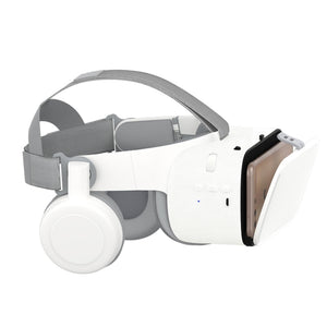 BOBOVR Z6 Virtual Reality 3D Video Glasses Suitable for 4.7-6.3 inch Smartphone with Bluetooth Headset (White)