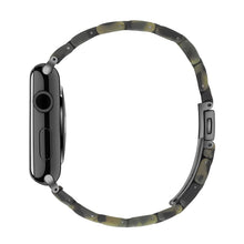 Simple Fashion Resin Watch Band for Apple Watch Series 5 & 4 44mm & Series 3 & 2 & 1 42mm(Dumb Army Green)
