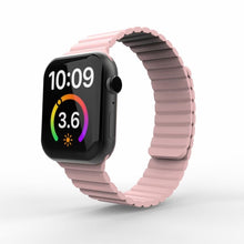 Magnetic Loop Watch Band For Apple Watch Series 7 41mm / 6 & SE & 5 & 4 40mm / 3 & 2 & 1 38mm(Pink)