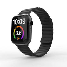 Magnetic Loop Watch Band For Apple Watch Series 7 41mm / 6 & SE & 5 & 4 40mm / 3 & 2 & 1 38mm(Black)