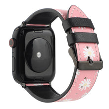 Printed Leather Watch Band For Apple Watch Series 7 45mm / 6 & SE & 5 & 4 44mm / 3 & 2 & 1 42mm(C)