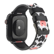 Printed Leather Watch Band For Apple Watch Ultra 49mm / Series 8&7 45mm / SE 2&6&SE&5&4 44mm / 3&2&1 42mm(G)