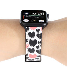 Printed Leather Watch Band For Apple Watch Ultra 49mm / Series 8&7 45mm / SE 2&6&SE&5&4 44mm / 3&2&1 42mm(G)