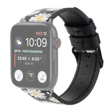 Printed Leather Watch Band For Apple Watch Ultra 49mm / Series 8&7 45mm / SE 2&6&SE&5&4 44mm / 3&2&1 42mm(J)