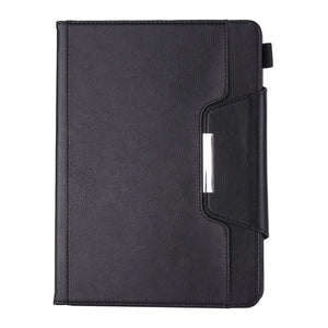 For iPad 10.2 2021 / 2020 / 2019 Business Style Horizontal Flip Leather Case with Holder & Card Slot & Photo Frame & Wallet(Black)