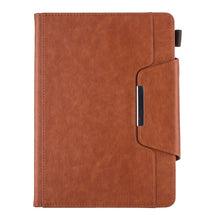 For iPad 10.2 2021 / 2020 / 2019 Business Style Horizontal Flip Leather Case with Holder & Card Slot & Photo Frame & Wallet(Brown)