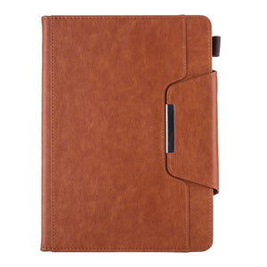 For iPad 10.2 2021 / 2020 / 2019 Business Style Horizontal Flip Leather Case with Holder & Card Slot & Photo Frame & Wallet(Brown)