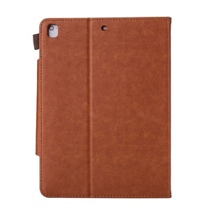 For iPad 10.2 2021 / 2020 / 2019 Business Style Horizontal Flip Leather Case with Holder & Card Slot & Photo Frame & Wallet(Brown)