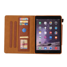 For iPad 10.2 2021 / 2020 / 2019 Business Style Horizontal Flip Leather Case with Holder & Card Slot & Photo Frame & Wallet(Brown)