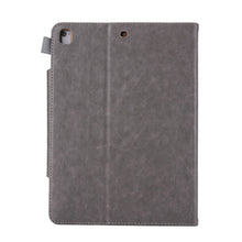 For iPad 10.2 2021 / 2020 / 2019 Business Style Horizontal Flip Leather Case with Holder & Card Slot & Photo Frame & Wallet(Grey)