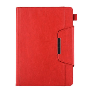 For iPad 10.2 2021 / 2020 / 2019 Business Style Horizontal Flip Leather Case with Holder & Card Slot & Photo Frame & Wallet(Red)