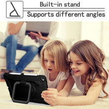 For iPad 10.2 2021 / 2020 / 2019 Contrast Color Shockproof Robot Silicone + PC Case with Wristband Holder(Black)