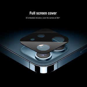 For iPhone 12 mini NILLKIN 2 in 1 HD Full Screen Tempered Glass Film Camera Protector Set