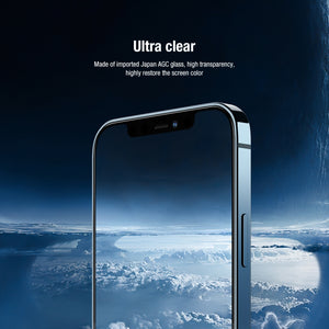For iPhone 12 Pro Max NILLKIN 2 in 1 HD Full Screen Tempered Glass Film + Camera Protector Set