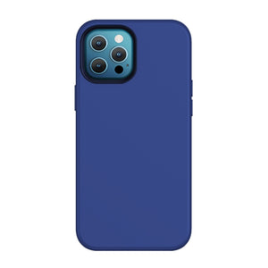 For iPhone 12 Pro Max TOTUDESIGN AA-159 Brilliant Series MagSafe Liquid Silicone Protective Case(Blue)